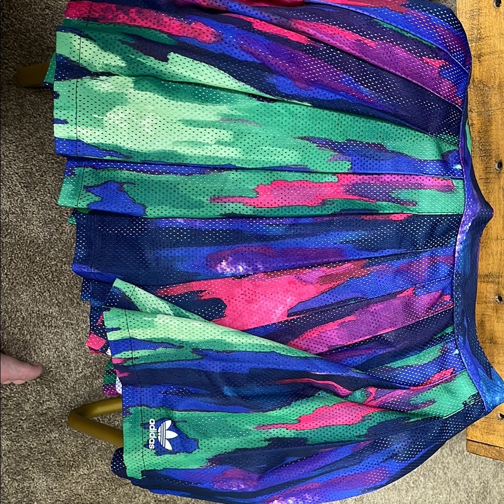 Pharrell Williams collab with Adidas Multicolor Athletic Skirt
